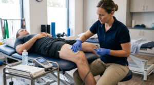 Elektrostymulacja mięśni (EMS) – przebieg zabiegu i rola fizjoterapeuty