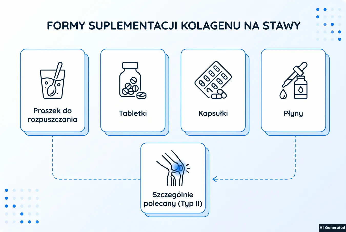Porównanie form suplementacji kolagenu na stawy.